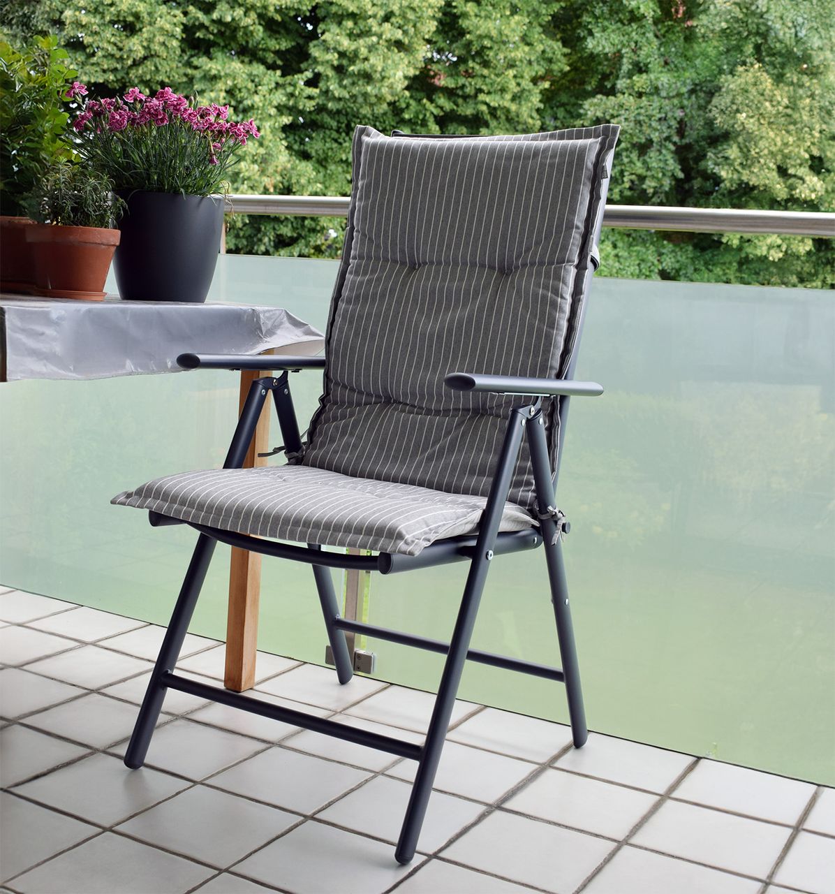 CHILLROI CHILLROI® Klappsessel Aluminium 2er Set Gartenstuhl klappbar Campingstuhl