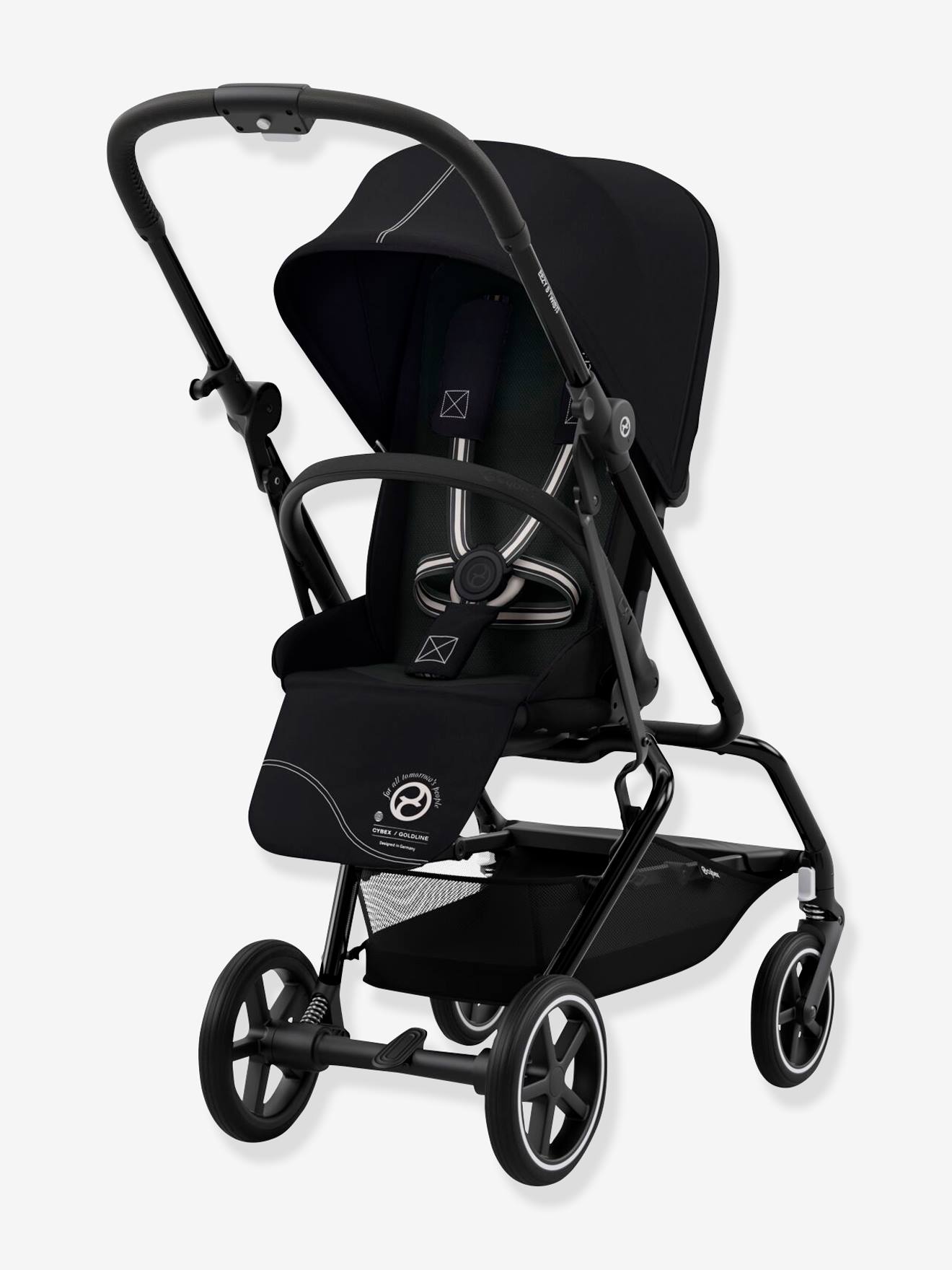 Poussette réversible tout-terrain CYBEX Eezy S Twist+ 2 noir (moon black)