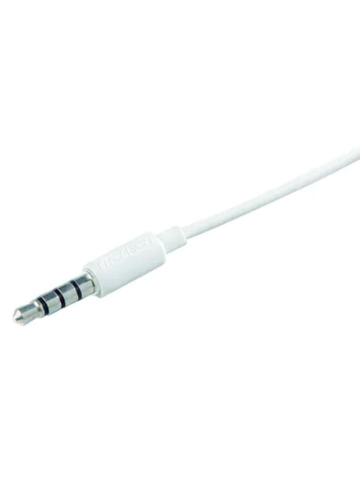 COFI 1453 Kabelgebundene Ohrhörer Klinke 3,5 mm mit Mikrofon In-Ear-Kopfhörer in Weiß günstig kaufen 120 cm