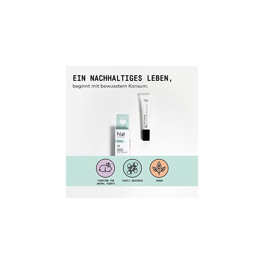 NO Cosmetics Augencreme awake tøday Eye Cream Augencreme mit Arganöl