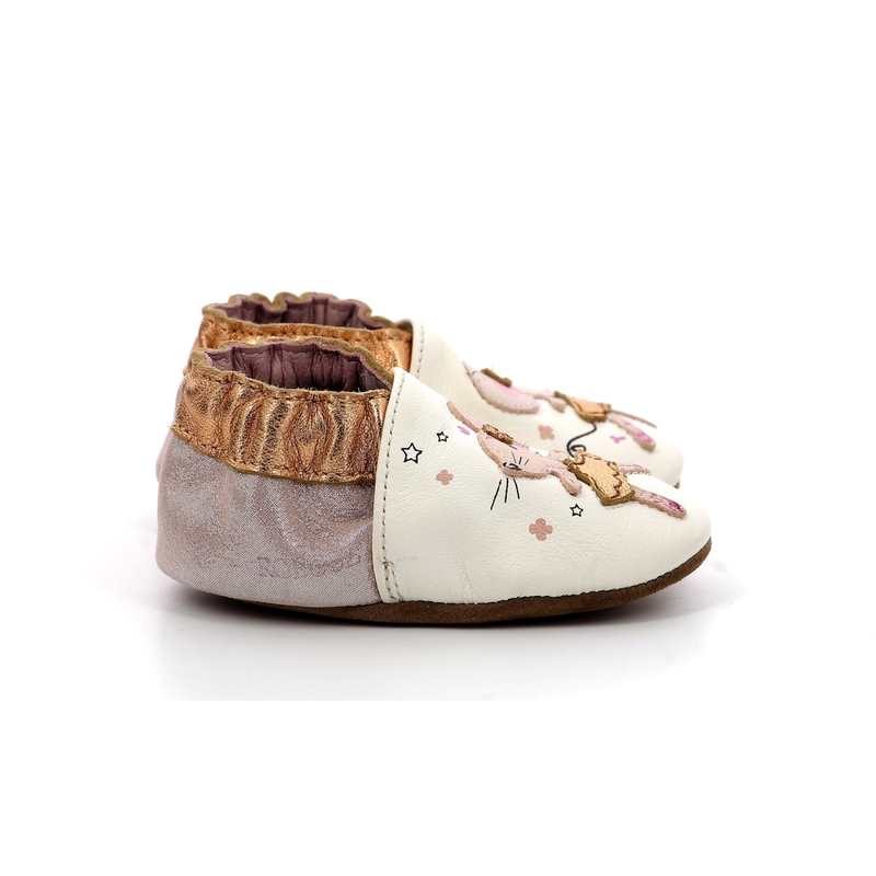 Chaussons cuir tannage vegetal Dancing Mouse