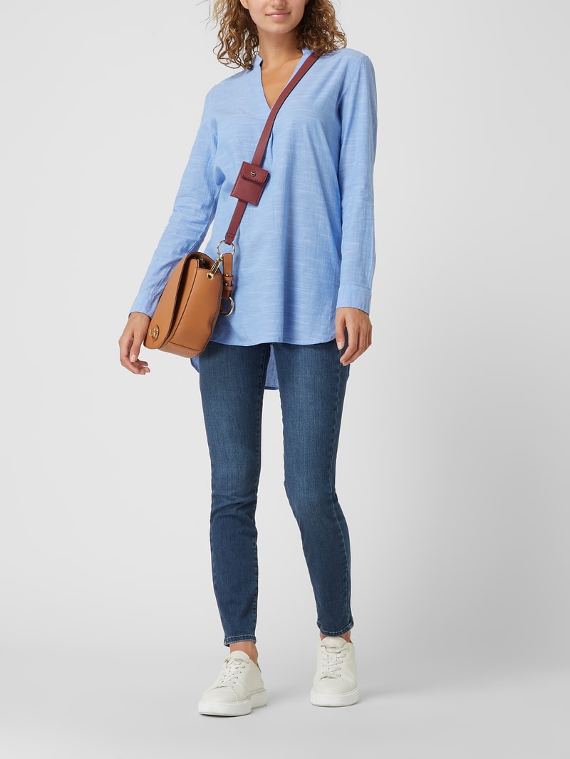 Skinny Fit Jeans mit Bio-Anteil Modell 'Ana' in blau