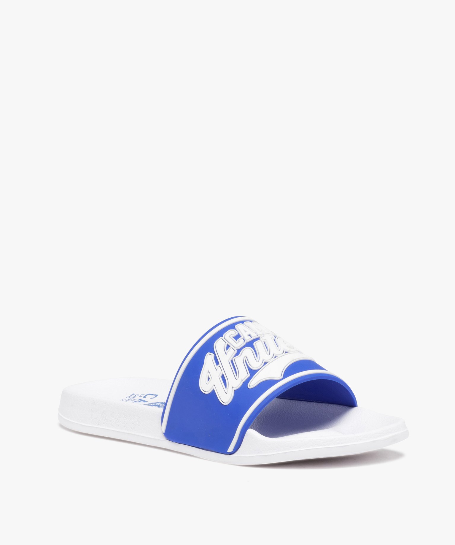 Mules de piscine Garçon bicolores – Camps United bleu | GEMO