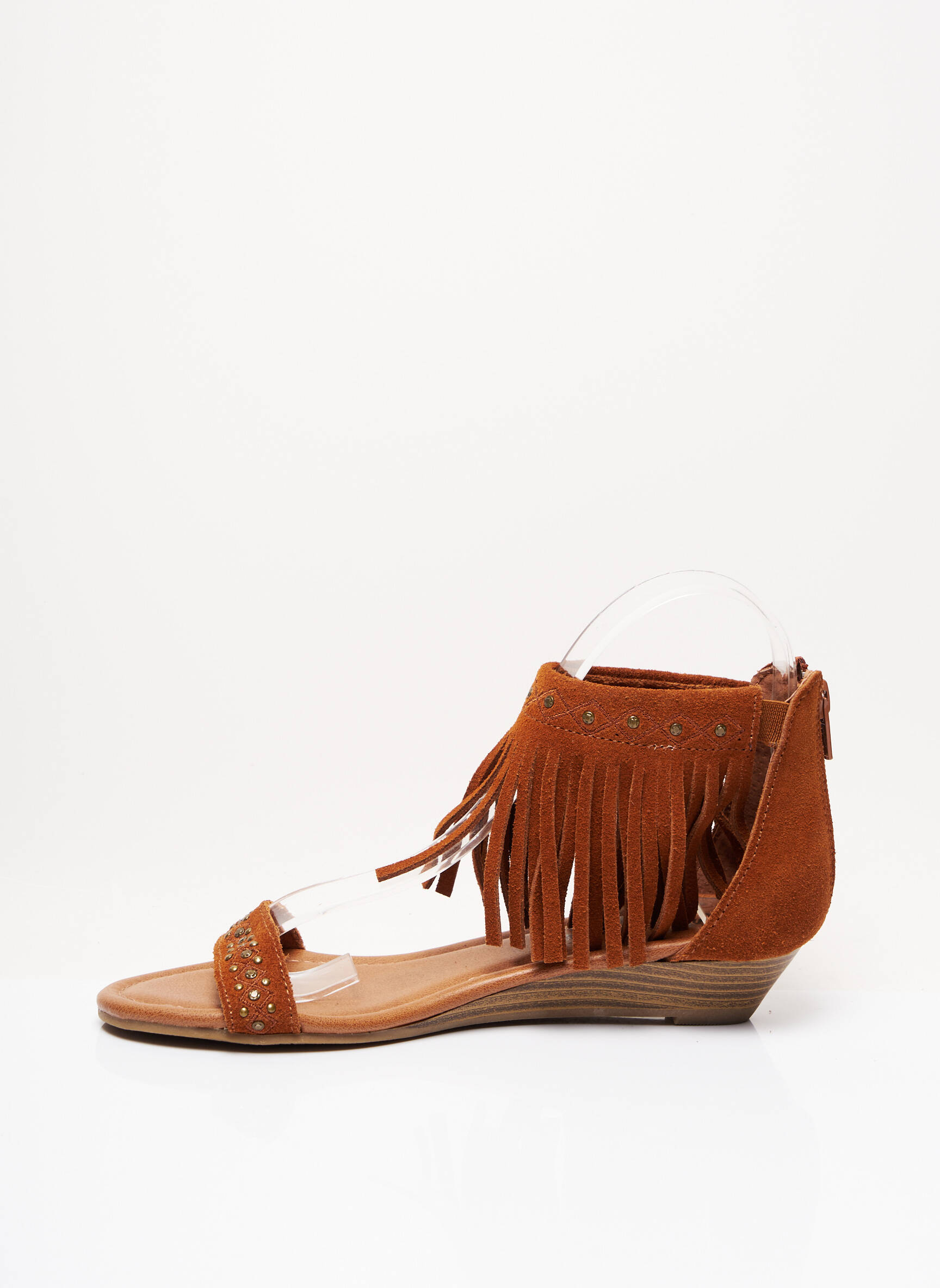 Minnetonka Sandales Nu Pieds Femme couleur marron