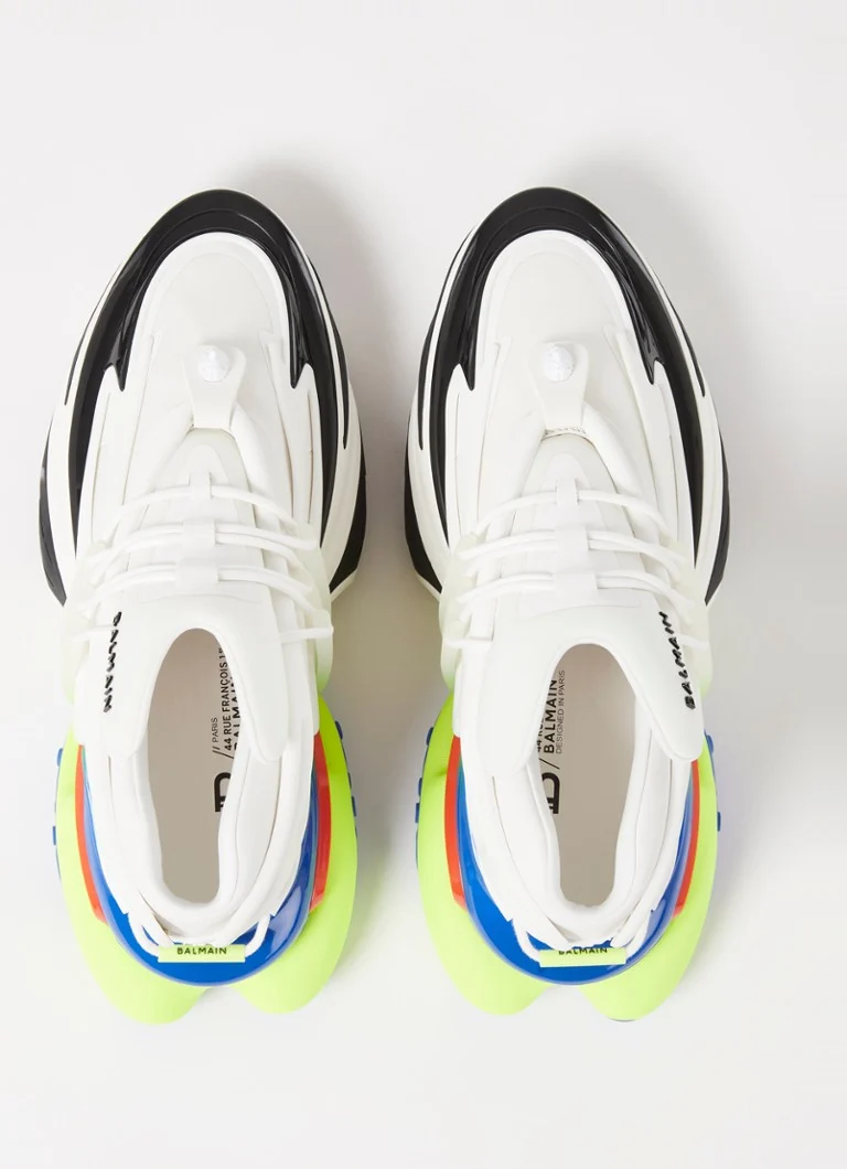 Balmain Unicorn sneaker with leather details