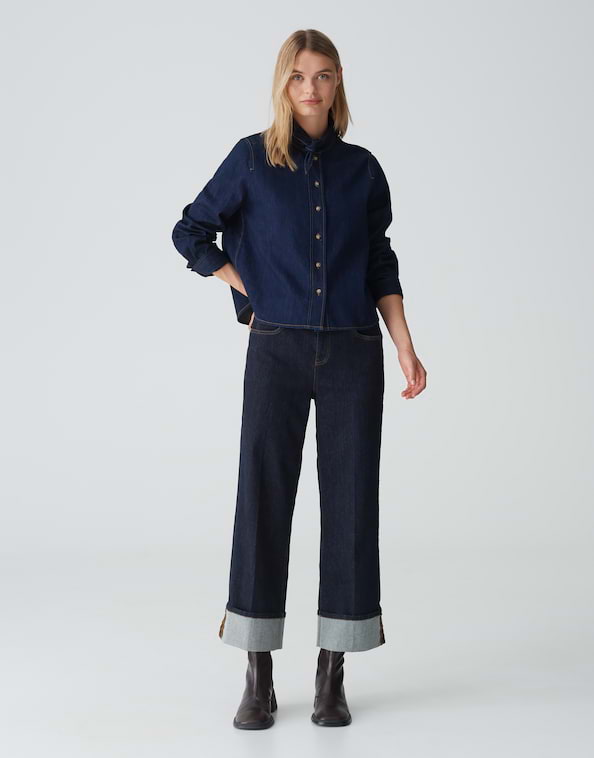 Jeansbluse Farilla