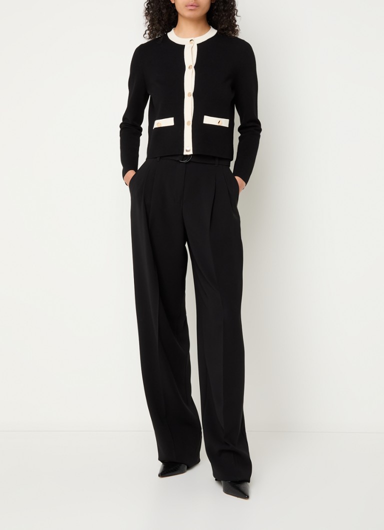 Gilet en maille fine MaxMara Agito à col rond