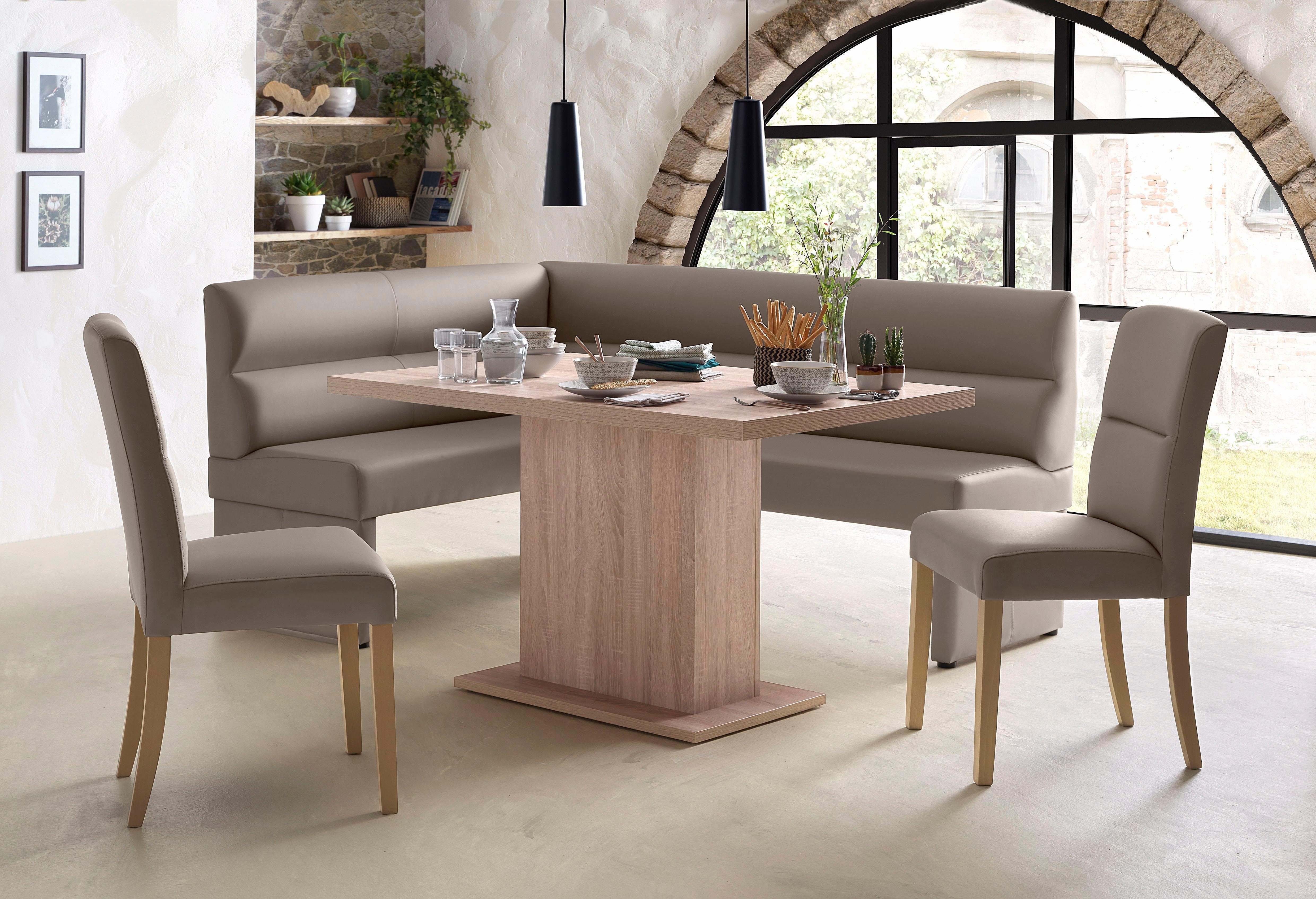 Home affaire Säulen-Esstisch Cross, Breite 136 cm