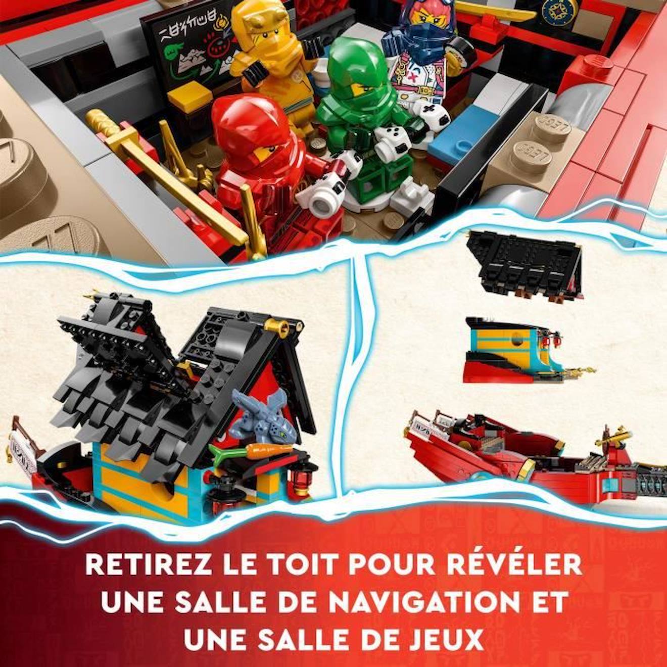 LEGO® NINJAGO 71797 Le QG des Ninjas