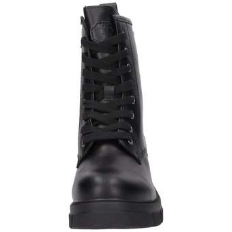 Via della Rosa Schnür Boots in schwarz