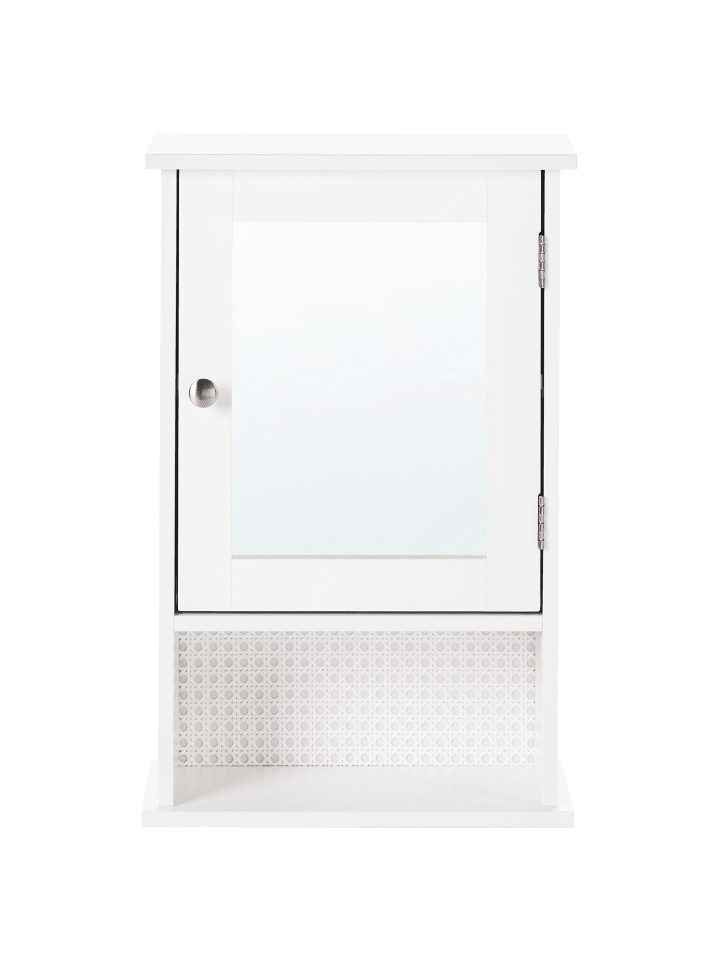 Beliani Bad-Spiegelschrank HUILA in Weiß - (W) 34 x (H) 53 x (L) 15 cm günstig kaufen onesize