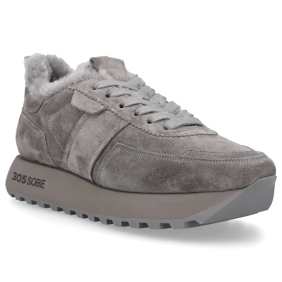 305 SOBE - Sneaker low LAGUNA Veloursleder - grau