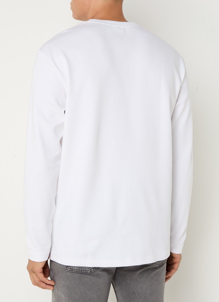 NN.07 Tonal sweater with logo