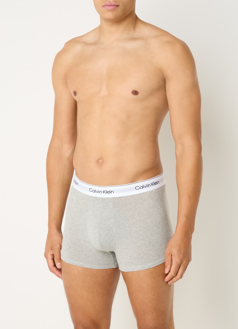 Calvin Klein Boxer Shorts with logo waistband in a 3-pack