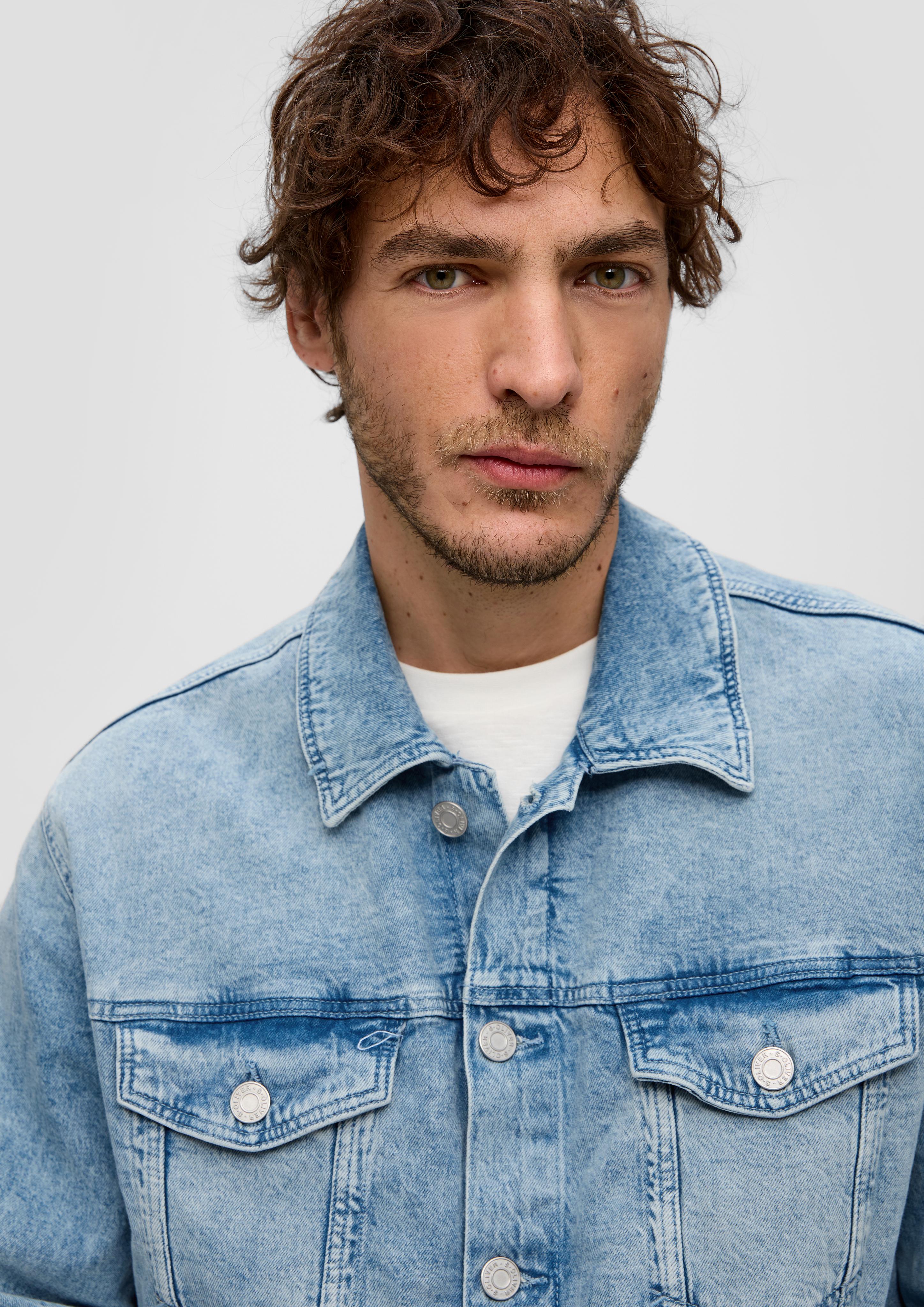 Jeansjacke mit Waschung  2144375-52Z4