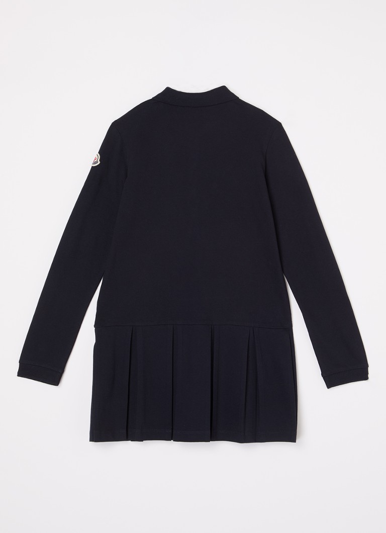 Rochie polo Moncler din bumbac piqué cu logo