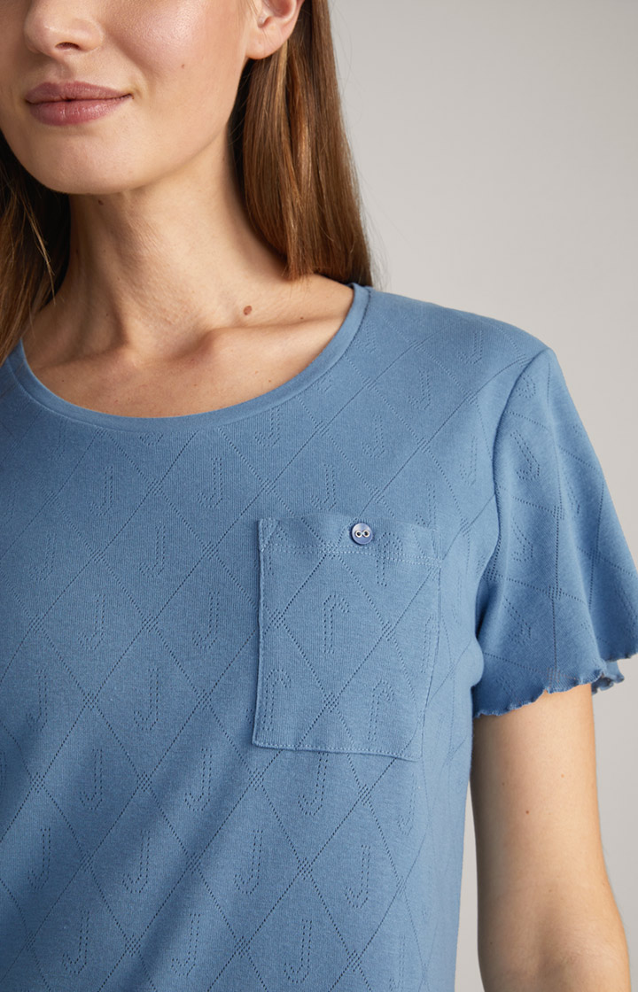 Loungewear Longshirt in Ocean Blue