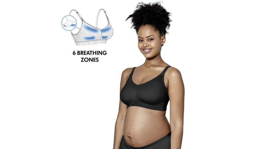 Medela Keep Cool™ Ultra Komfort Schwangerschafts- und Still-BH, schwarz, Gr. L schwarz