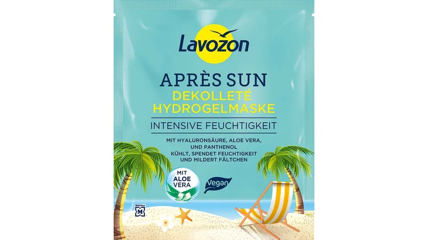 LAVOZON Après Sun Dekolleté Hydrogel Maske