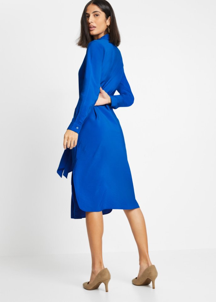 Midikleid mit Knotendetail