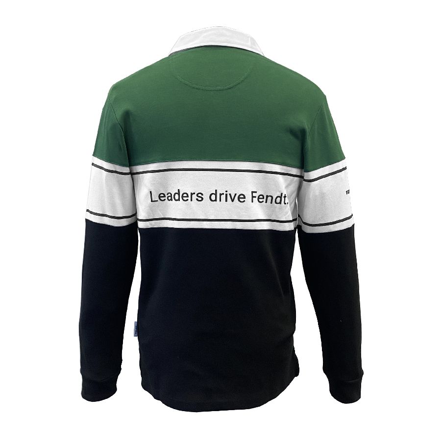 Long Sleeve Polo Shirt - Leaders Drive Fendt