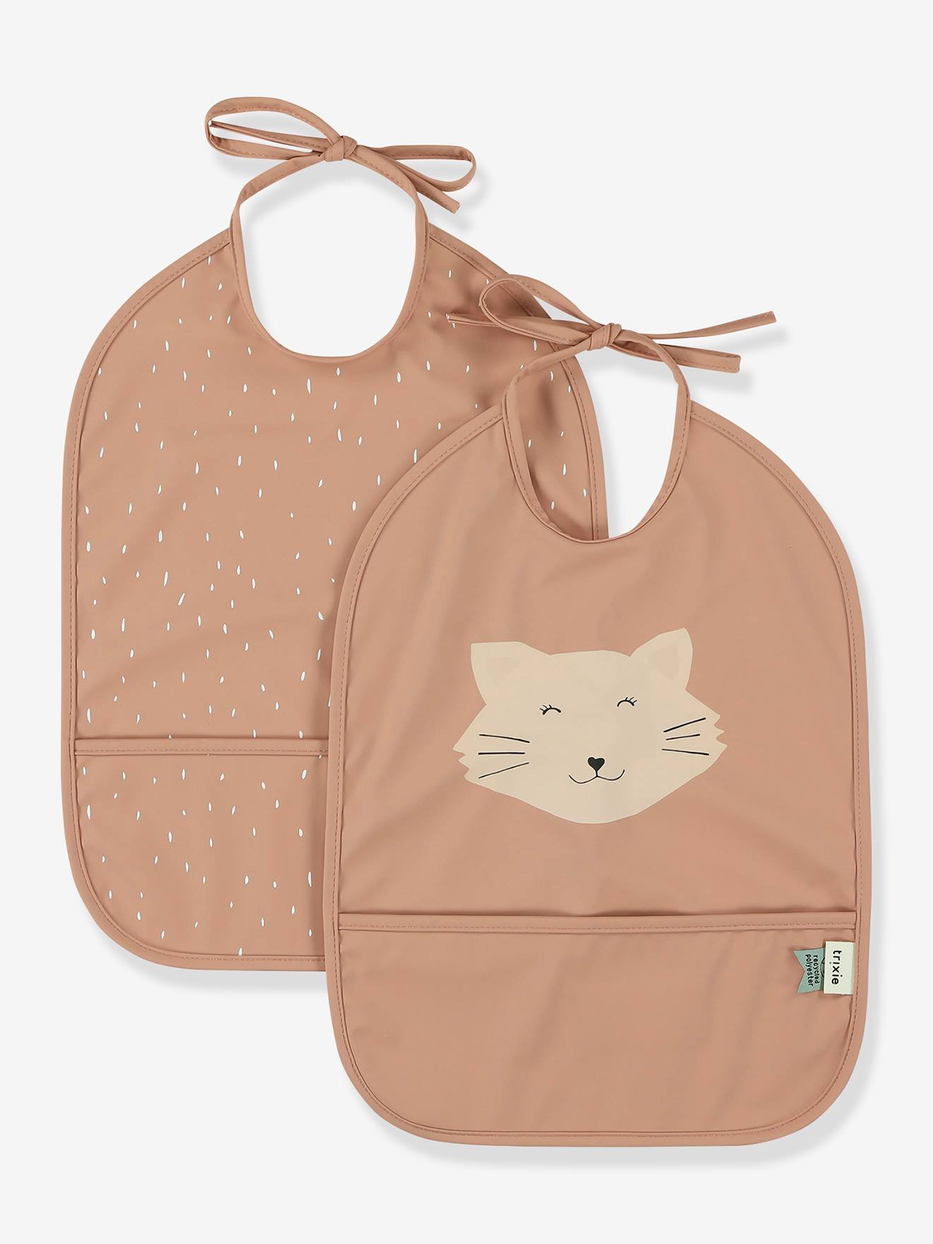 Trixie 2er-Pack wasserdichte Baby Lätzchen TRIXIE - grün