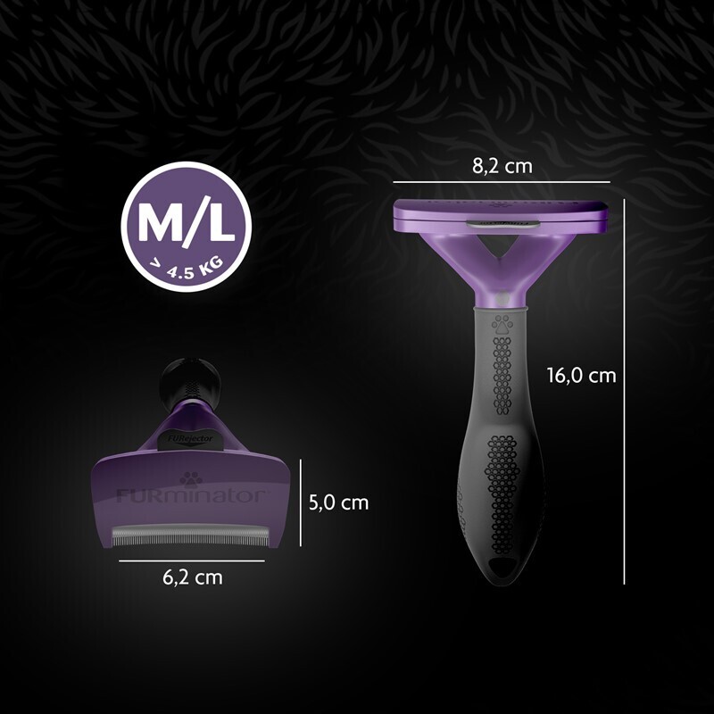 FURminator Fell- & Körperpflege FURminator Katze M-L Langhaar
