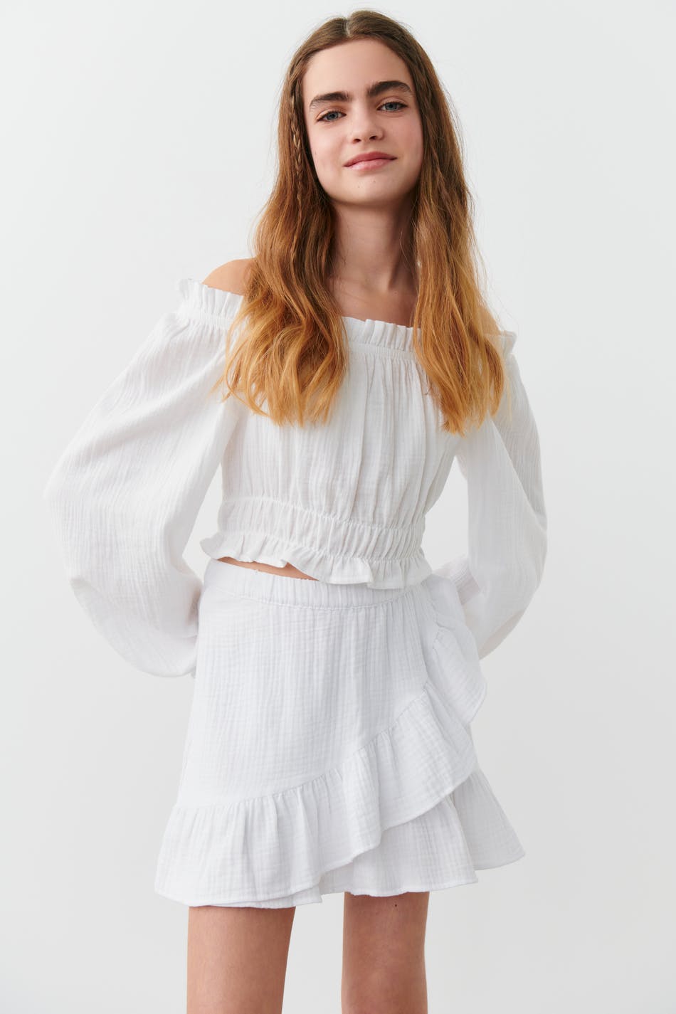 Y gauze skirt