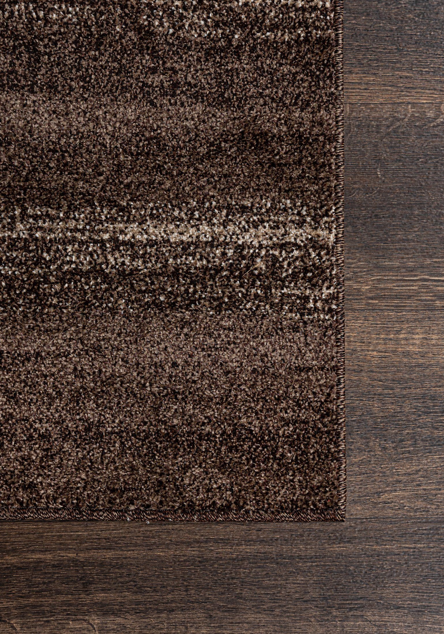Läufer Läufer Flurläufer Modern für Vorzimmer, Küche - Braun, Mazovia, 70 x 100 cm, Kurzflor, Meterware, Höhe 10 mm, Kurzflor - niedrige Florhöhe