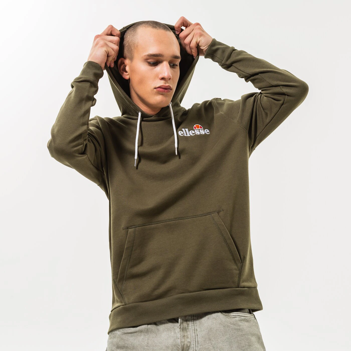 ELLESSE SWEATSHIRT Z KAPTUREM PRIMERO OH HOODY KHA Khaki