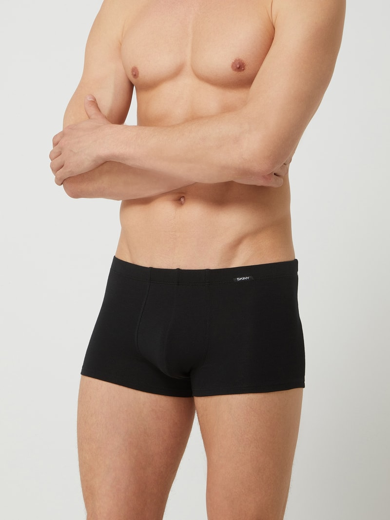 Trunks mit Stretch-Anteil im 2er-Pack Modell 'Advantage Men' in schwarz