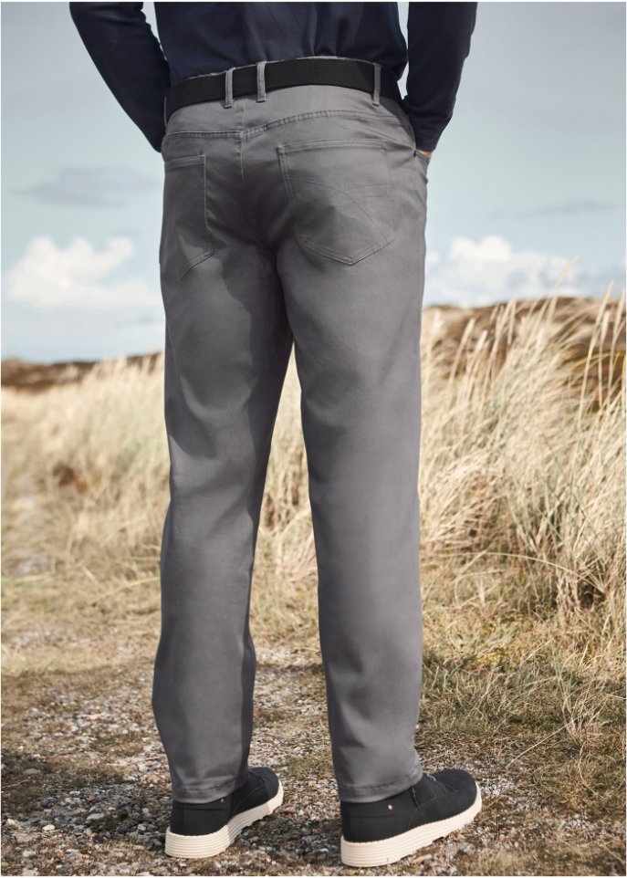 Regular Fit Stretch-Thermohose, Straight