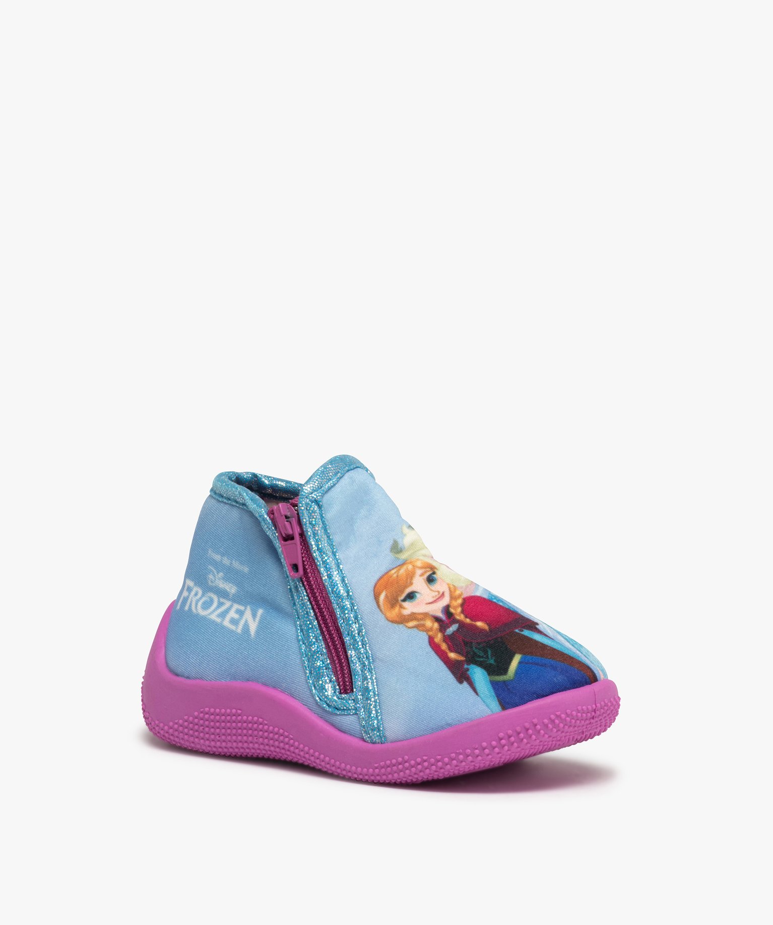 Chaussons bébé fille bottillons zippés – Reine des Neiges | GEMO