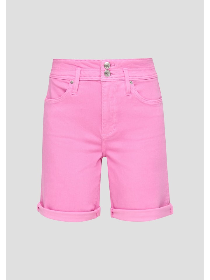 s.Oliver Jeans-Hose kurz in Pink günstig kaufen