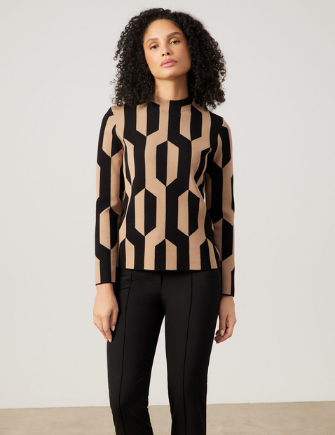 Softer Pullover in Jacquard-Strick