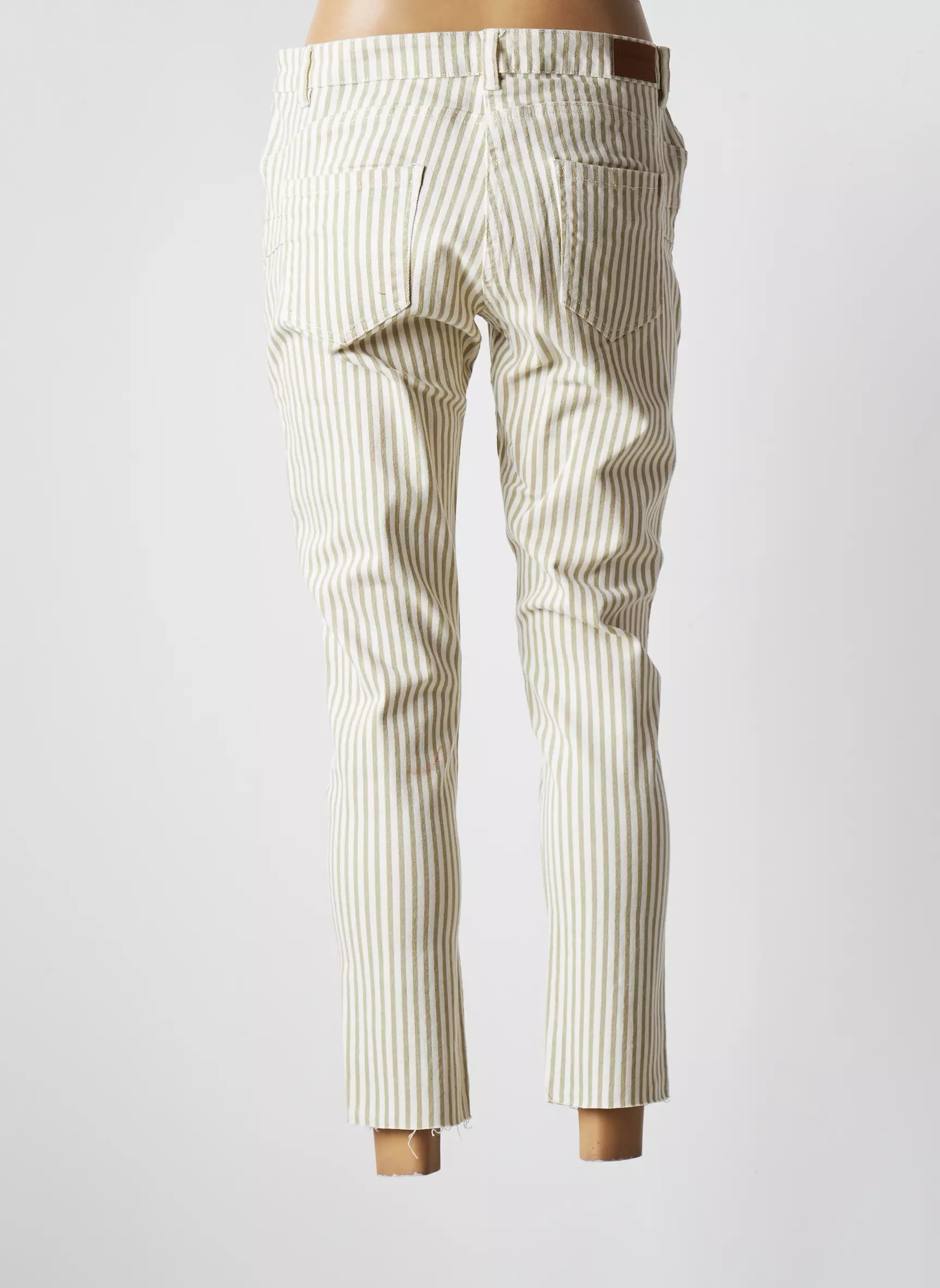 C Est Beau La Vie Pantalon7 8 Femme couleur vert