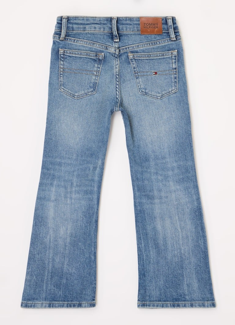 Blugi evazați Tommy Hilfiger cu talie elastică