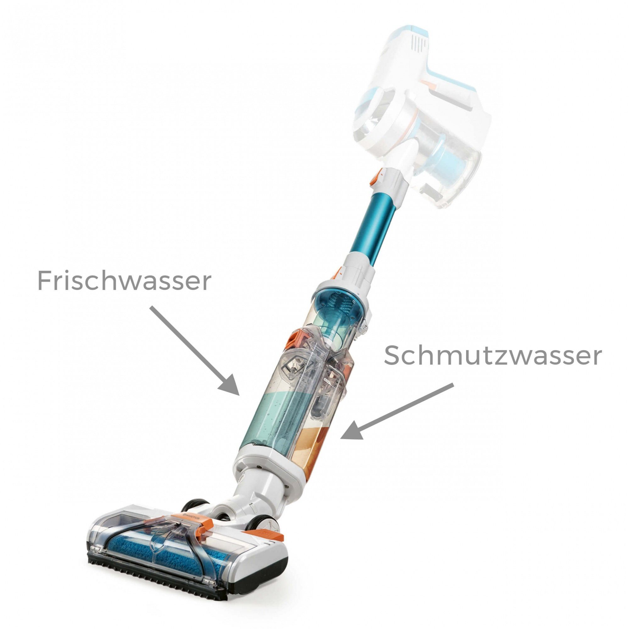 Genius Akku-Bodenstaubsauger Invictus X7, X Water (8 Teile) Nassreiniger-Aufsatz