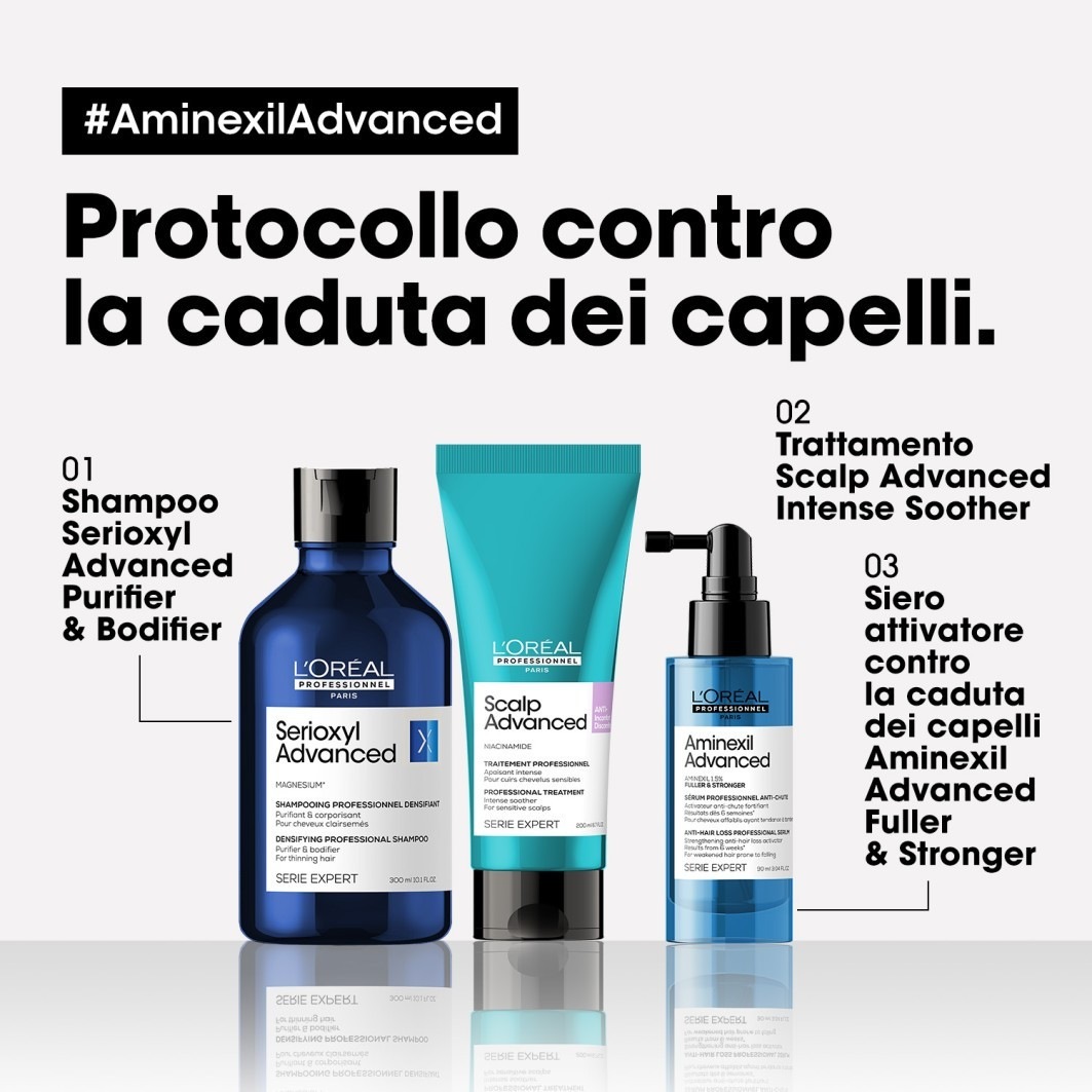 Aminexil Advanced Anti Hair-loss activator Serum