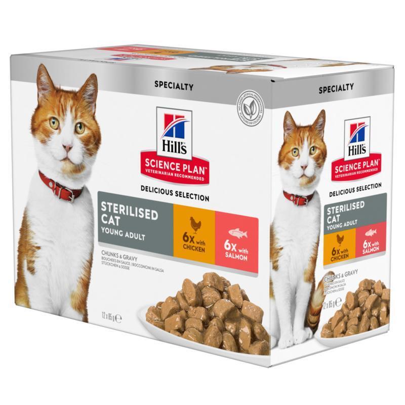 Hill's Nassfutter Hill's Science Plan Young Adult Sterilised 24x85 g
