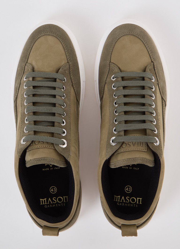 Mason Garments Tia Mescolare patike od nubuka s detaljima od brušene kože