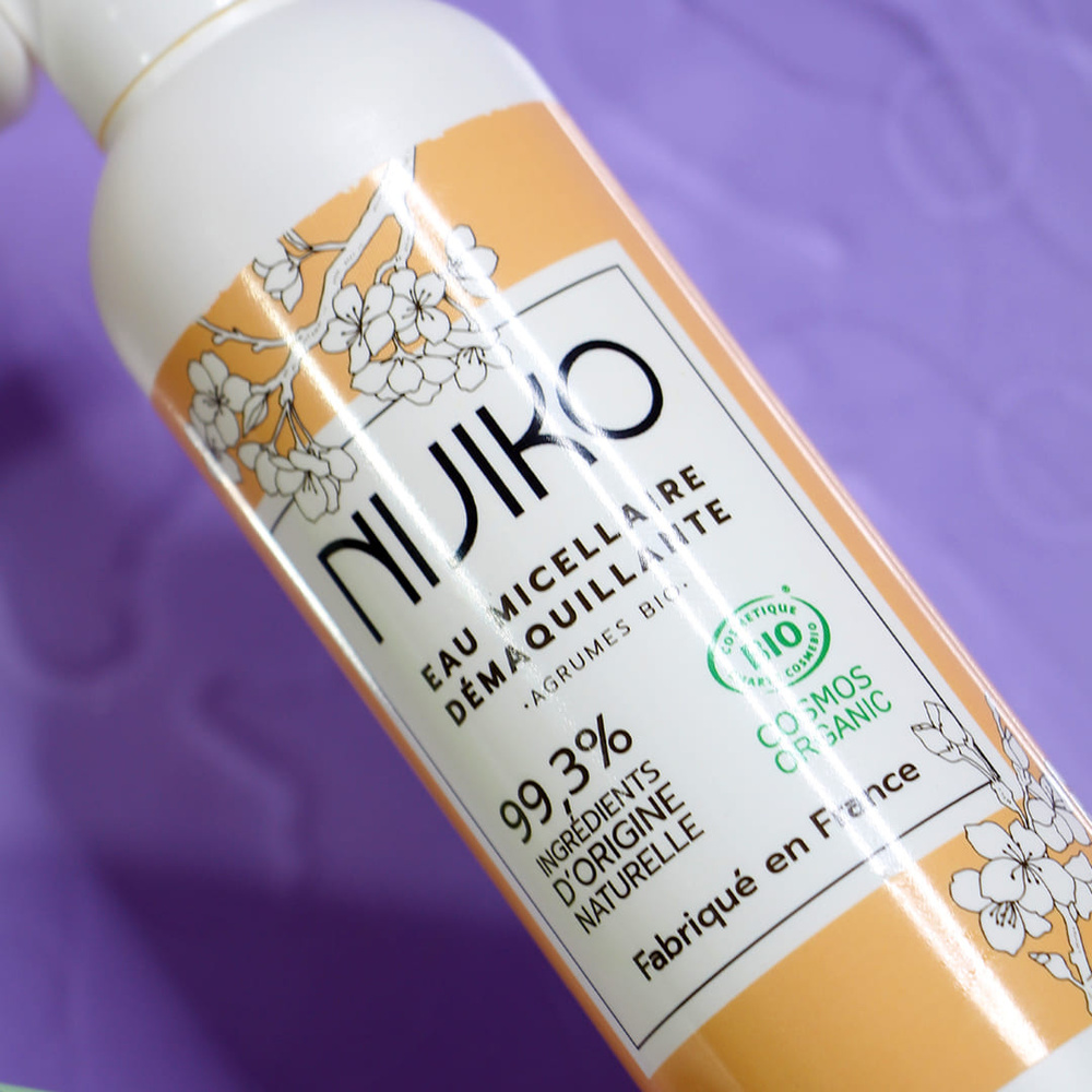 nijiko Eau Micellaire Bio pour Peau Grasse Démaquillant et nettoyant