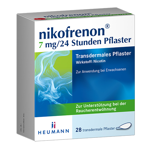 NIKOFRENON 7 mg/24 Stunden Pflaster transdermal  28 St  Pflaster, transdermal