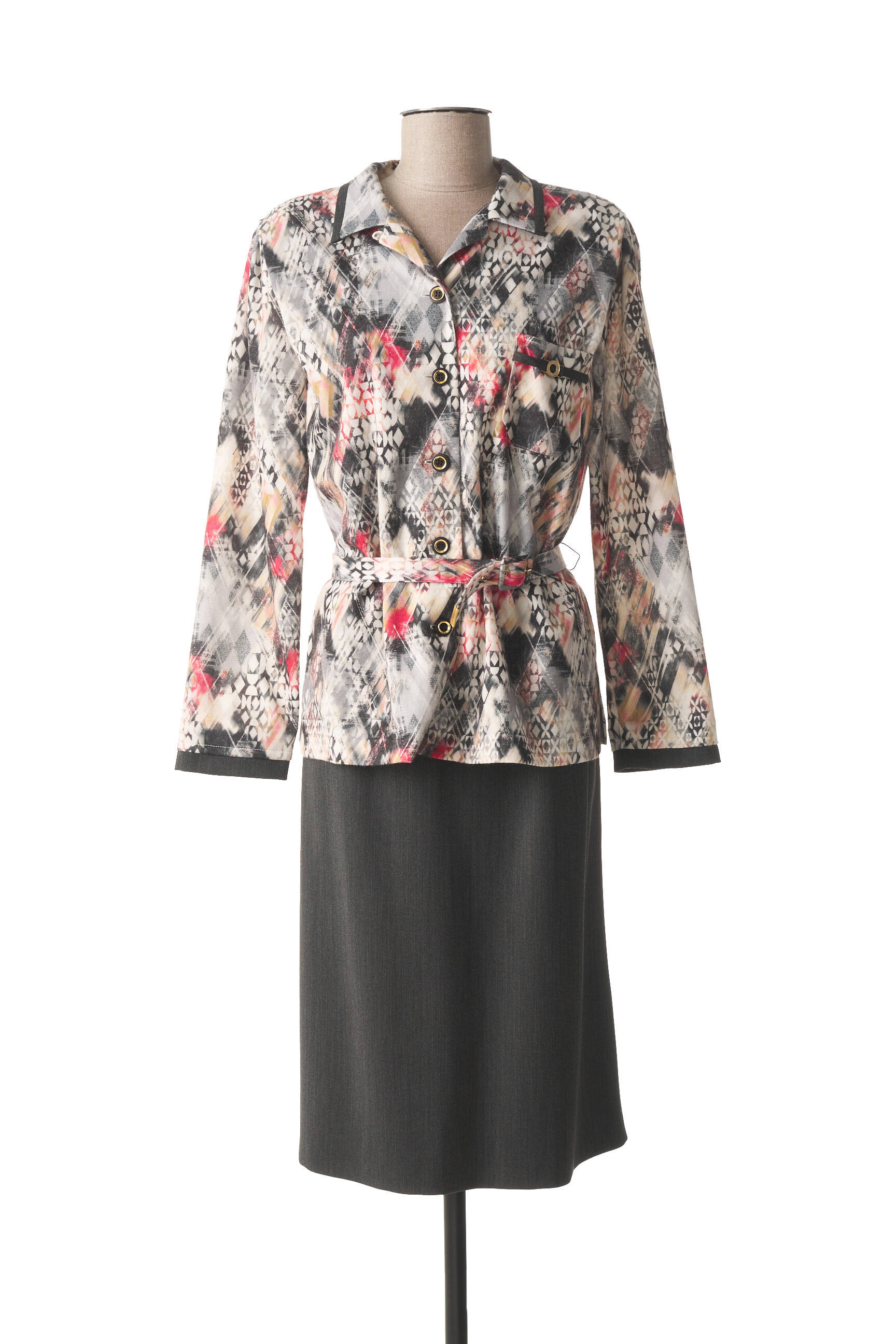 Guy Dubouis Ensembles Robe Femme couleur gris