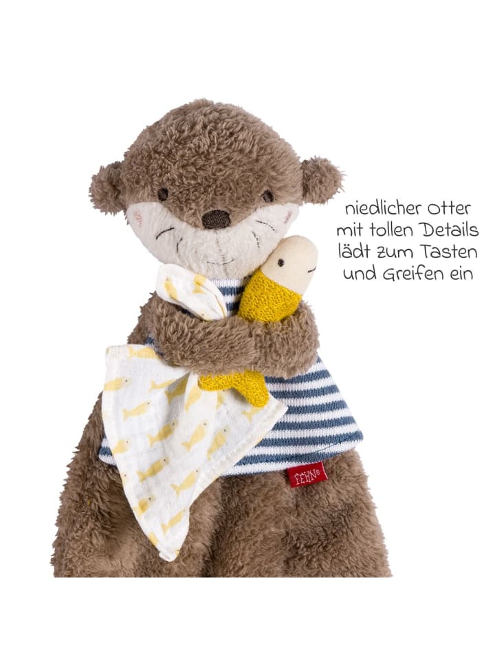 Fehn Schmusetuch / Schnuffeltuch - Otter in braun,bunt günstig kaufen onesize