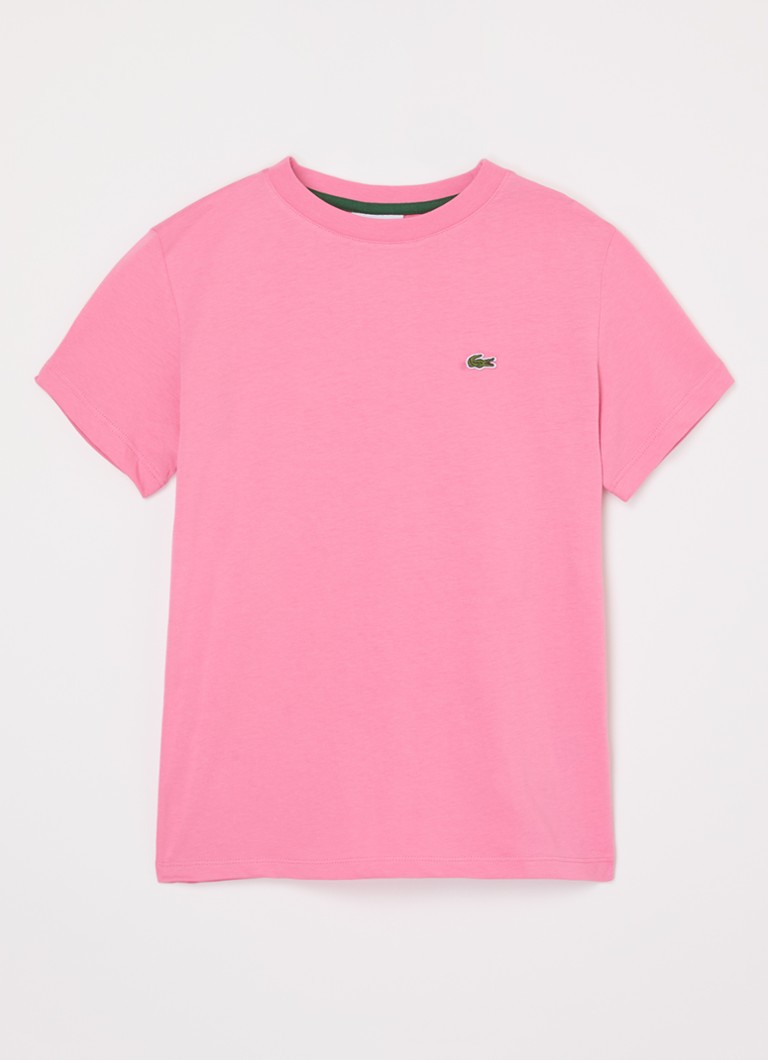 Tricou Lacoste cu logo brodat