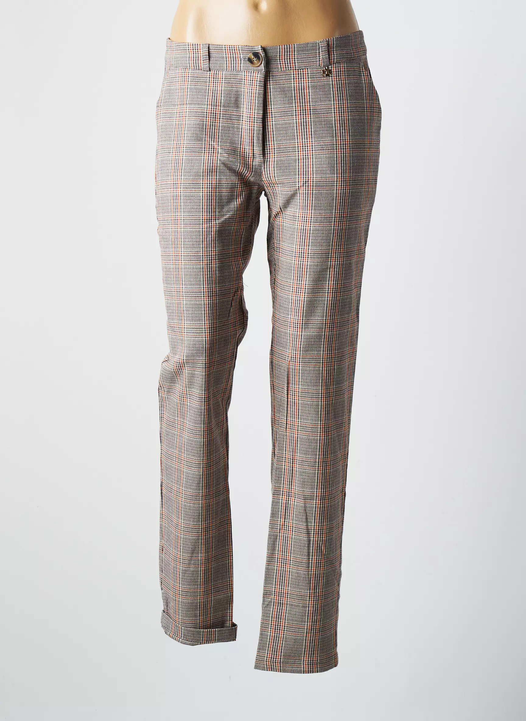 Le Petit Baigneur Pantalons Slim Femme couleur beige