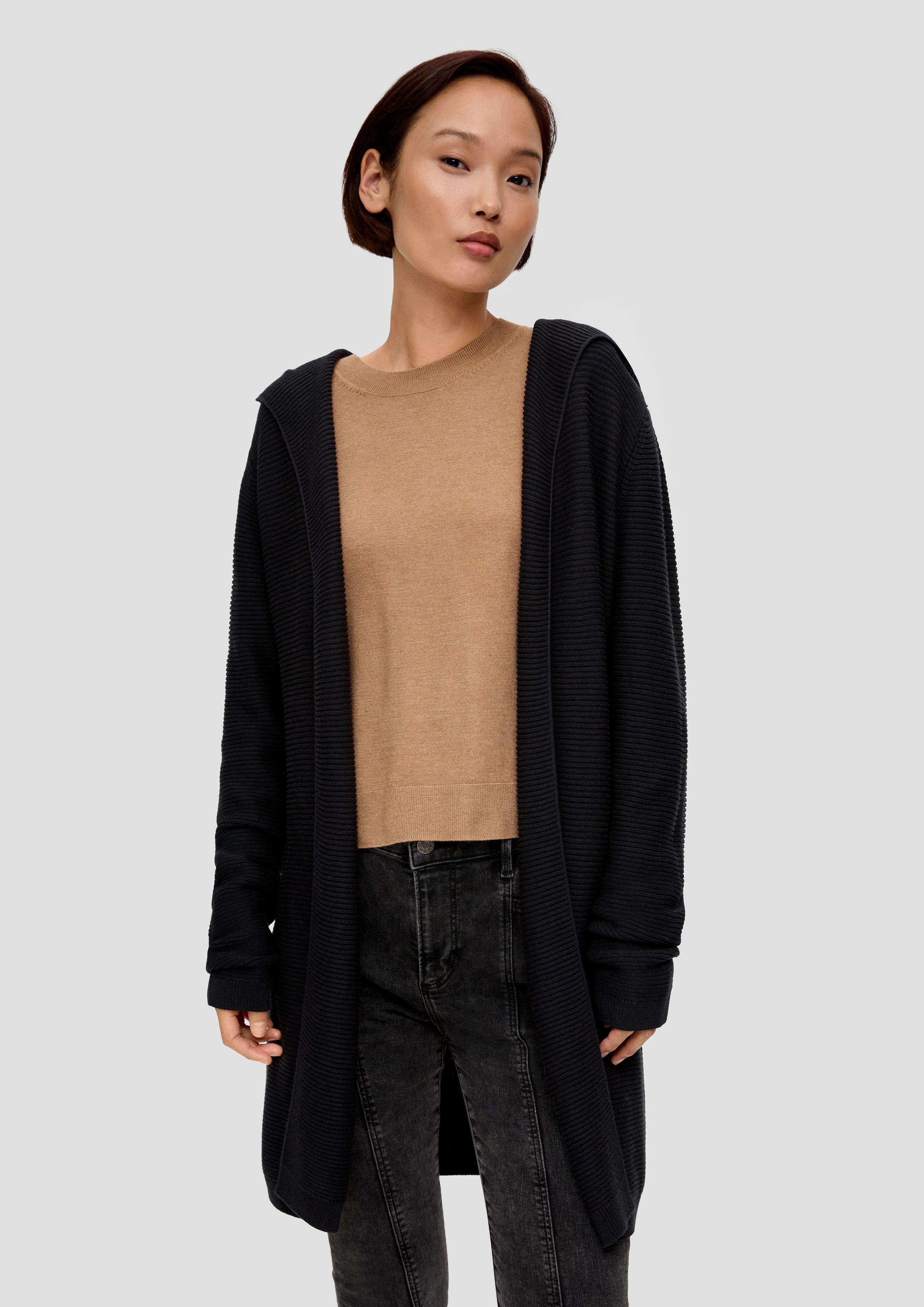 Strickjacke aus Baumwoll-Viskose-Mix  2135247-9999