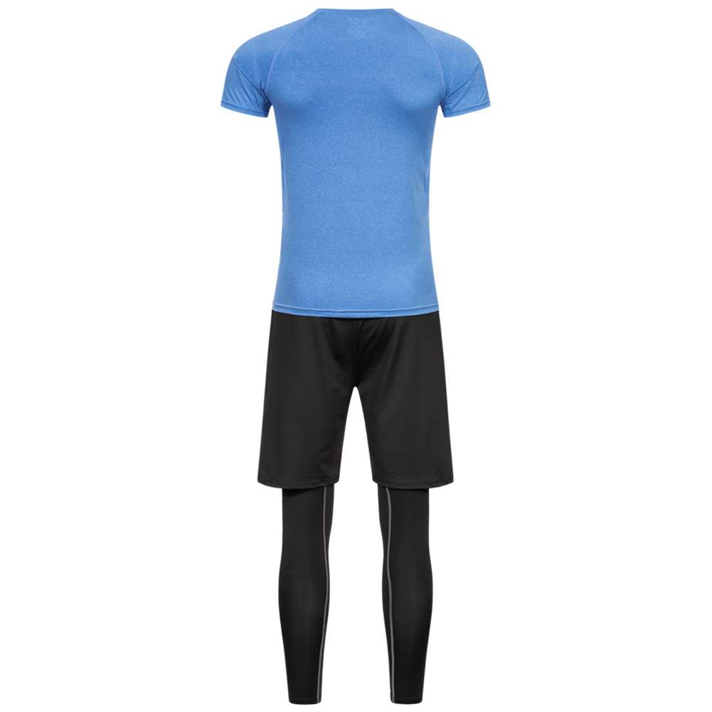 JELEX Sportinator Herren Fitness-Set 3-tlg. blau-schwarz