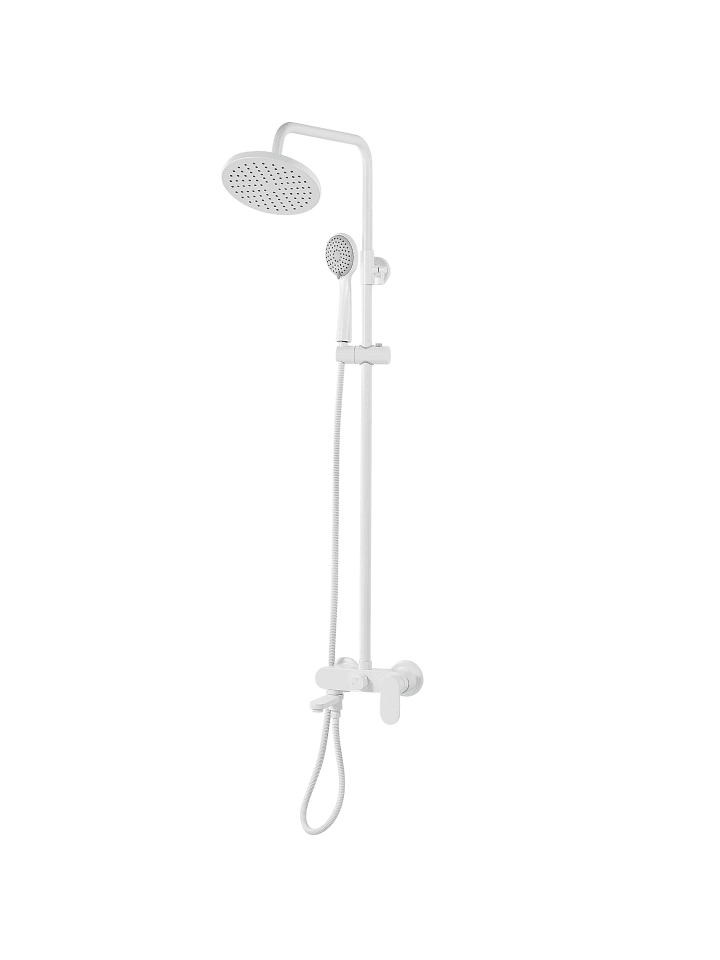 Beliani Wannenarmaturen GURARA in Weiß - (W) 23 x (H) 83 x (L) 36 cm günstig kaufen onesize